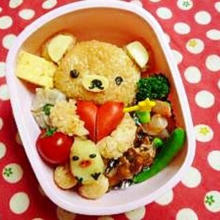 ﾘﾗｯｸﾏのラブ注入♡＝弁当